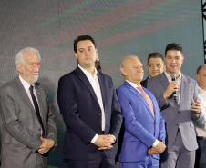 O governador Carlos Massa Ratinho Junior e o presidente da Copel, Daniel Slaviero, lançam nesta terça-feira (29) o Programa Paraná Trifásico, em Curitiba