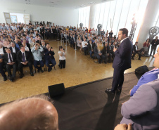 O governador Carlos Massa Ratinho Junior e o presidente da Copel, Daniel Slaviero, lançam nesta terça-feira (29) o Programa Paraná Trifásico, em Curitiba