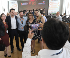 O governador Carlos Massa Ratinho Junior e o presidente da Copel, Daniel Slaviero, lançam nesta terça-feira (29) o Programa Paraná Trifásico, em Curitiba