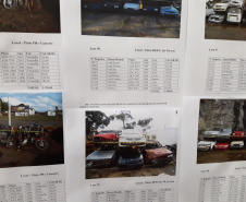 DER leiloa 110 lotes de sucatas de veículos automotores