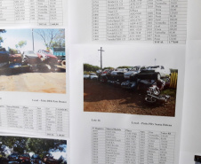 DER leiloa 110 lotes de sucatas de veículos automotores