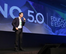 Secretário de Estado da EducaçãoRenato Feder  participa nesta quinta-feira (31),  do encontro de capacitação Governo 5.0 no Hotel Rafain Palace & Convention, em Foz do Iguaçu. Foz do Iguaçu, 31/10/2019.Foto: José Fernando Ogura/AEN
