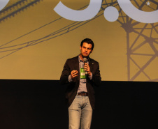 Daniel Pimentel, da Copel participa nesta quinta-feira (31),  do encontro de capacitação Governo 5.0 no Hotel Rafain Palace & Convention, em Foz do Iguaçu. Foz do Iguaçu, 31/10/2019 -  Foto: Geraldo Bubniak/AEN