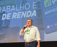 Secretário de Estado Da Justiça,  Trabalho e Família Ney Leprevost  participa nesta quinta-feira (31),  do encontro de capacitação Governo 5.0 no Hotel Rafain Palace & Convention, em Foz do Iguaçu. Foz do Iguaçu, 31/10/2019 -  Foto: Geraldo Bubniak/AEN