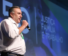 Secretário de Estado Da Justiça,  Trabalho e Família Ney Leprevost  participa nesta quinta-feira (31),  do encontro de capacitação Governo 5.0 no Hotel Rafain Palace & Convention, em Foz do Iguaçu. Foz do Iguaçu, 31/10/2019 -  Foto:José Fernando Ogura/AEN