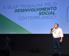Secretário de Estado Da Justiça,  Trabalho e Família Ney Leprevost  participa nesta quinta-feira (31),  do encontro de capacitação Governo 5.0 no Hotel Rafain Palace & Convention, em Foz do Iguaçu. Foz do Iguaçu, 31/10/2019 -  Foto:José Fernando Ogura/AEN