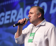 Secretário de Estado Da Justiça,  Trabalho e Família Ney Leprevost  participa nesta quinta-feira (31),  do encontro de capacitação Governo 5.0 no Hotel Rafain Palace & Convention, em Foz do Iguaçu. Foz do Iguaçu, 31/10/2019 -  Foto:José Fernando Ogura/AEN