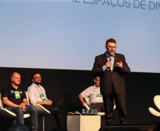 Wilson Bley,  Diretor BRDE  participa nesta quinta-feira (31),  do encontro de capacitação Governo 5.0 no Hotel Rafain Palace & Convention, em Foz do Iguaçu. Foz do Iguaçu, 31/10/2019 -  Foto: Geraldo Bubniak/AEN