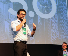 Heraldo Neves, Diretor da Fomento Paraná participa nesta quinta-feira (31),  do encontro de capacitação Governo 5.0 no Hotel Rafain Palace & Convention, em Foz do Iguaçu. Foz do Iguaçu, 31/10/2019 -  Foto: Geraldo Bubniak/AEN