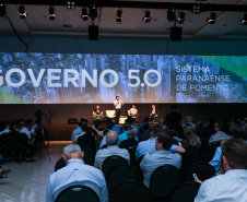 Heraldo Neves, Diretor da Fomento Paraná participa nesta quinta-feira (31),  do encontro de capacitação Governo 5.0 no Hotel Rafain Palace & Convention, em Foz do Iguaçu. Foz do Iguaçu, 31/10/2019 -  Foto: Geraldo Bubniak/AEN