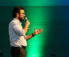 Heraldo Neves, Diretor da Fomento Paraná participa nesta quinta-feira (31),  do encontro de capacitação Governo 5.0 no Hotel Rafain Palace & Convention, em Foz do Iguaçu. Foz do Iguaçu, 31/10/2019 -  Foto: Geraldo Bubniak/AEN
