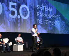 Heraldo Neves, Diretor da Fomento Paraná participa nesta quinta-feira (31),  do encontro de capacitação Governo 5.0 no Hotel Rafain Palace & Convention, em Foz do Iguaçu. Foz do Iguaçu, 31/10/2019 -  Foto: José Fernando Ogura/AEN