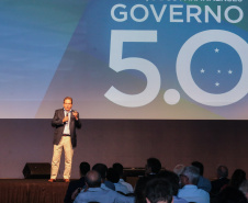 Economista Paulo Rabello, participa nesta quinta-feira (31),  do encontro de capacitação Governo 5.0 no Hotel Rafain Palace & Convention, em Foz do Iguaçu. Foz do Iguaçu, 31/10/2019 -  Foto: Geraldo Bubniak/AEN
