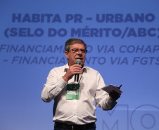 O diretor-presidente da Cohapar - Jorge Lange participa nesta sexta-feira (01),  do encontro de capacitação Governo 5.0 no Hotel Rafain Palace & Convention, em Foz do Iguaçu. Foz do Iguaçu, 01/11/2019 -  Foto: José Fernando Ogura/AEN