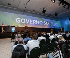 O secretário do Desenvolvimento Sustentável e do Turismo, Márcio Nunes participa nesta sexta-feira (01),  do encontro de capacitação Governo 5.0 no Hotel Rafain Palace & Convention, em Foz do Iguaçu. Foz do Iguaçu, 01/11/2019 -  Foto: Geraldo Bubniak/AEN