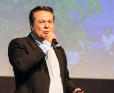 O secretário do Desenvolvimento Sustentável e do Turismo, Márcio Nunes participa nesta sexta-feira (01),  do encontro de capacitação Governo 5.0 no Hotel Rafain Palace & Convention, em Foz do Iguaçu. Foz do Iguaçu, 01/11/2019 -  Foto: Geraldo Bubniak/AEN