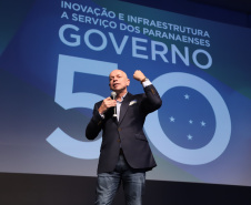  A palestra magna com Leandro Karnal, historiador e professor da Universidade de Campinas (Unicamp) encerrou nesta sexta-feira as apresentações do evento Governo 5.0. Foto: José Fernando Ogura/AEN