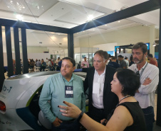 O Departamento de Trânsito do Paraná apresentou em Foz do Iguaçu o novo projeto da Cidade Mirim que será construída em uma área de cerca de 5 mil metros quadrados, no bairro Tarumã, em Curitiba. Foto: Divulgação/Detran