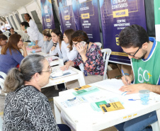 Feira da Cidadania faz mais de 1,5 mil atendimentos na CIC. Foto: Divulgação/SEJUF