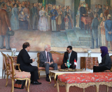 Vice-governador Darci Piana recebe o embaixador da República da Indonésia, Edi Yusup. 07/11/2019 Foto: José Fernando Ogura/AEN