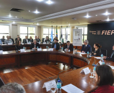 O Prêmio Selo Clima Paraná 2019 foi entregue nesta quinta-feira (07) a 36 empresas que, voluntariamente, decidiram medir, divulgar e reduzir as emissões de gases de efeito estufa, causadores do aquecimento global e das mudanças climáticas. O mais importante deles é o dióxido de carbono (CO2). Foto: Denis Ferreira Netto/AEN
