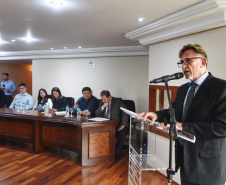 O Prêmio Selo Clima Paraná 2019 foi entregue nesta quinta-feira (07) a 36 empresas que, voluntariamente, decidiram medir, divulgar e reduzir as emissões de gases de efeito estufa, causadores do aquecimento global e das mudanças climáticas. O mais importante deles é o dióxido de carbono (CO2). Foto: Denis Ferreira Netto/AEN