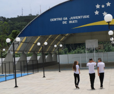 Inauguração do Centro da Juventude Nagib Harmuch, em Irati. Foto:Divulgação/SEJUF