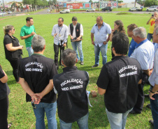 A Companhia de Saneamento do Paraná (Sanepar) e a Prefeitura de Maringá são parceiras no projeto ambiental Ipojuca, lançado nesta sexta-feira (8). O objetivo é identificar e autuar empresas que estejam poluindo os córregos urbanos da cidade. Ipojuca significa, em tupi-guarani, água escura. Curitiba, 08-11-2019. Foto: Sanepar