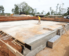 A Companhia de Saneamento do Paraná (Sanepar) vai ampliar o abastecimento de água e o esgotamento sanitário em Laranjeiras do Sul, no Centro-Oeste do Estado. A empresa está investindo R$ 17,6 milhões em obras no sistema de abastecimento e distribuição de água e mais R$ 1,9 milhão em melhorias no tratamento do esgoto. Foto: Divulgação/Sanepar