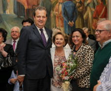 Lançamento de Livro e homenagem de universidades estaduais ao ex-governador Paulo Pimentel, no Salão Nobre do Palácio Iguaçu em Curitiba.   11/11/2019  -  Foto: Geraldo Bubniak/AEN