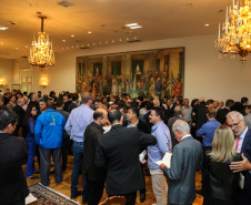 Lançamento de Livro e homenagem de universidades estaduais ao ex-governador Paulo Pimentel, no Salão Nobre do Palácio Iguaçu em Curitiba.   11/11/2019  -  Foto: Geraldo Bubniak/AEN