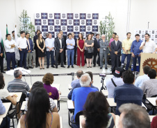 Pato Branco, no Sudoeste do Estado, ganhou uma nova sede da Delegacia da Mulher. O governador Carlos Massa Ratinho Junior inaugurou nesta terça-feira (12) o prédio em que a divisão especializada da Polícia Civil passa a funcionar. O espaço de 380 metros quadrados era utilizado pelo Fórum da cidade e foi repassado para a Secretaria de Estado da Segurança Pública. Foto: José Fernando Ogura/AEN