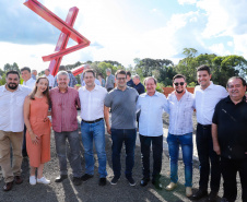 A prefeitura de Pato Branco, no Sudoeste do Paraná, ganhará uma nova sede. O Governo do Estado aportará R$ 20 milhões na obra, que deve ser licitada em 2020. Haverá contrapartida de R$ 6 milhões do município.

Nesta terça-feira (12), o governador Carlos Massa Ratinho Junior fez o lançamento da pedra fundamental do novo espaço. 
