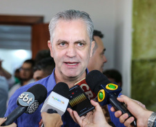 O Governo do Estado libera nesta quinta-feira (14) mais R$ 25 milhões para a continuidade das obras do Hospital da Criança de Maringá (Noroeste). A solenidade acontece na prefeitura de Maringá, com as presenças do  Secretário de Saúde ? Beto Preto e  do Prefeito de Maringá, Ulisses Maia (foto).Maringá, 14/11/2019 -  Foto: Geraldo Bubniak/AEN