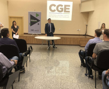 Novos servidores passam a integrar o quadro da Controladoria-Geral do Estado. Eles já começaram a capacitação para conhecer em detalhes as atividades de combate à corrupção desenvolvidas pelas coordenadorias da CGE. Foto: Divulgação/CGE