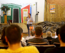 Governador em exercício Darci Piana recepcionou, em Faxinal do Céu, os novos residentes técnicos ambientais do futuro Instituto Água e Terra. Faxinal do Céu,18/11/2019 Foto:Jaelson Lucas / AEN