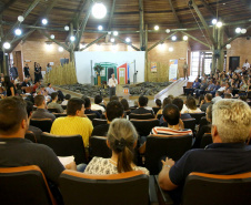 Governador em exercício Darci Piana recepcionou, em Faxinal do Céu, os novos residentes técnicos ambientais do futuro Instituto Água e Terra. Faxinal do Céu,18/11/2019 Foto:Jaelson Lucas / AEN