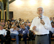 Governador em exercício Darci Piana recepcionou, em Faxinal do Céu, os novos residentes técnicos ambientais do futuro Instituto Água e Terra. Faxinal do Céu,18/11/2019 Foto:Jaelson Lucas / AEN