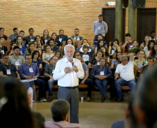 Governador em exercício Darci Piana recepcionou, em Faxinal do Céu, os novos residentes técnicos ambientais do futuro Instituto Água e Terra. Faxinal do Céu,18/11/2019 Foto:Jaelson Lucas / AEN