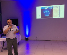 A Paraná Turismo promoveu nesta quarta-feira (20) o workshop Viaje Paraná, desta vez na região Ecoaventuras histórias e sabores na cidade de Campo Mourão. Ao todo serão 14 workshops nas 14 regiões turísticas do Estado coordenados pelas assessoras técnicas Alessandra de Paula Xavier e Vera Meza. Foto: Edson Thomaz