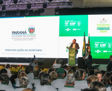 O governador em exercício, Darci Piana participa do Encontro Estadual de Empreendedores e Líderes Rurais no Expotrade Pinhais, na Região Metropolitana de Curitiba.  Na foto, o secretário do Desenvolvimento Sustentável e do Turismo, Márcio Nunes.  Curitiba, 22/11/2019 -  Foto: Geraldo Bubniak/AEN