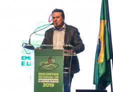 O governador em exercício, Darci Piana participa do Encontro Estadual de Empreendedores e Líderes Rurais no Expotrade Pinhais, na Região Metropolitana de Curitiba.  Na foto, o secretário do Desenvolvimento Sustentável e do Turismo, Márcio Nunes.  Curitiba, 22/11/2019 -  Foto: Geraldo Bubniak/AEN