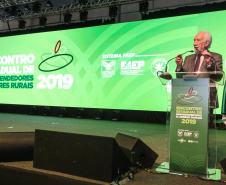 O governador em exercício, Darci Piana participa do Encontro Estadual de Empreendedores e Líderes Rurais no Expotrade Pinhais, na Região Metropolitana de Curitiba.    Curitiba, 22/11/2019 -  Foto: Geraldo Bubniak/AEN