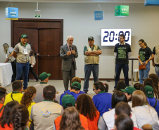 O governador em exercício, Darci Piana participa do Encontro Estadual de Empreendedores e Líderes Rurais no Expotrade Pinhais, na Região Metropolitana de Curitiba.    Curitiba, 22/11/2019 -  Foto: Geraldo Bubniak/AEN