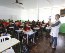 O Governo do Estado vai ofertar 100 mil vagas para o Ensino Médio regular no período noturno para o ano letivo de 2020. O número representa quase um terço do total de 340 mil alunos matriculados atualmente no Ensino Médio regular tanto no diurno quanto no noturno.Foto:Arnaldo Alves/AEN