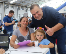 A feira de serviços Paraná Cidadão registrou nesta sexta-feira (22) aproximadamente 14 mil atendimentos em Campo Largo, Região Metropolitana de Curitiba