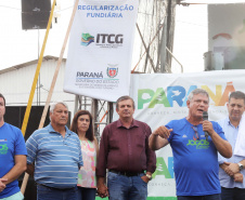 Aventura e Natureza, em Ribeirão Claro. Participaram: prefeito de Ribeirão Claro, Mario Augusto Pereira; diretor superintendente de Espotes, Hélio Wirbiski; diretor presidente do ITCG, Mozarte de Quadros Junior;   entre outros.Ribeirão Claro, 23-11-19.Foto: Arnaldo Alves / AEN.