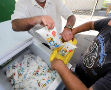 Em 2019, o Leite das Crianças completa 15 anos de atividade em Curitiba, que foi a última cidade a integrar o programa do Governo do Estado. Foto: Arnaldo Alves / AEN.