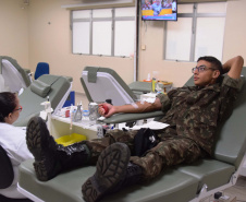 O Centro de Hematologia e Hemoterapia do Paraná (Hemepar) preparou uma recepção para agradecer aos doadores de sangue, nesta segunda-feira, 25 de novembro, data em que é celebrado o Dia do Doador de Sangue. Foto: Divulgação/SESA