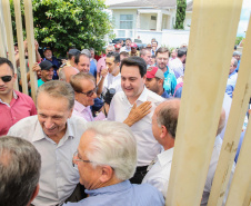 O Governador Carlos Massa Ratinho Júnior lança nesta quinta-feira (28),  o Programa Vida Nova Paraná em Jandaia do Sul.  E também anuncia  recursos e ações nas áreas da saúde, desenvolvimento urbano e sinalização viária, além de entrega de ambulância e de viatura para a Polícia Militar.Jandaia do Sul, 28/11/2019 -  Foto: Geraldo Bubniak/AEN